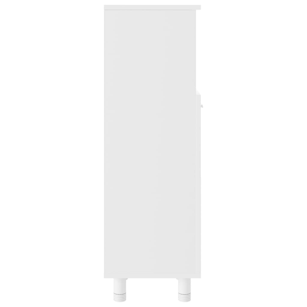 vidaXL vannitoakapp valge 30 x 30 x 95 cm puitlaastplaat hind ja info | Vannitoakapid | kaup24.ee