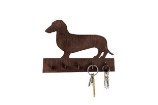 Вешалка для ключей Коричневая собака такса цена и информация | Вешалки для одежды | kaup24.ee