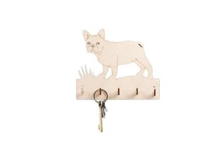 Вешалка для ключей Собака Французский бульдог цена и информация | Вешалки для одежды | kaup24.ee