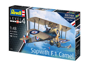 Revell 100 Years RAF: Sopwith Camel 1:48 hind ja info | Poiste mänguasjad | kaup24.ee