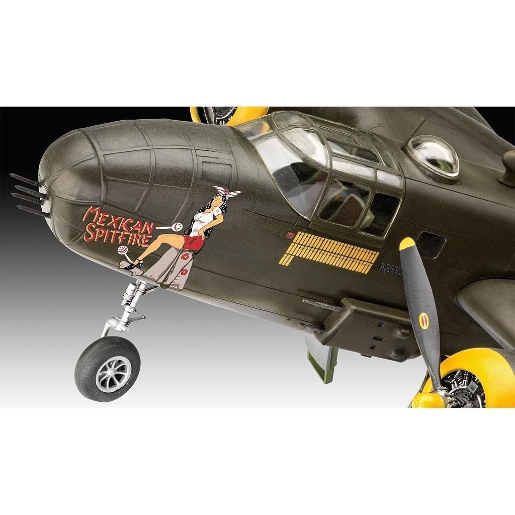 Liimitav mudel B-25C/D Mitchell Revell, 1:48, 230tk цена и информация | Klotsid ja konstruktorid | kaup24.ee