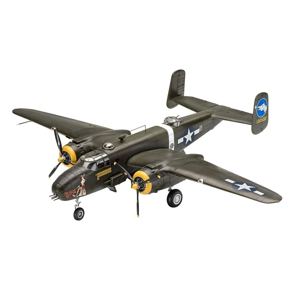 Liimitav mudel B-25C/D Mitchell Revell, 1:48, 230tk цена и информация | Klotsid ja konstruktorid | kaup24.ee