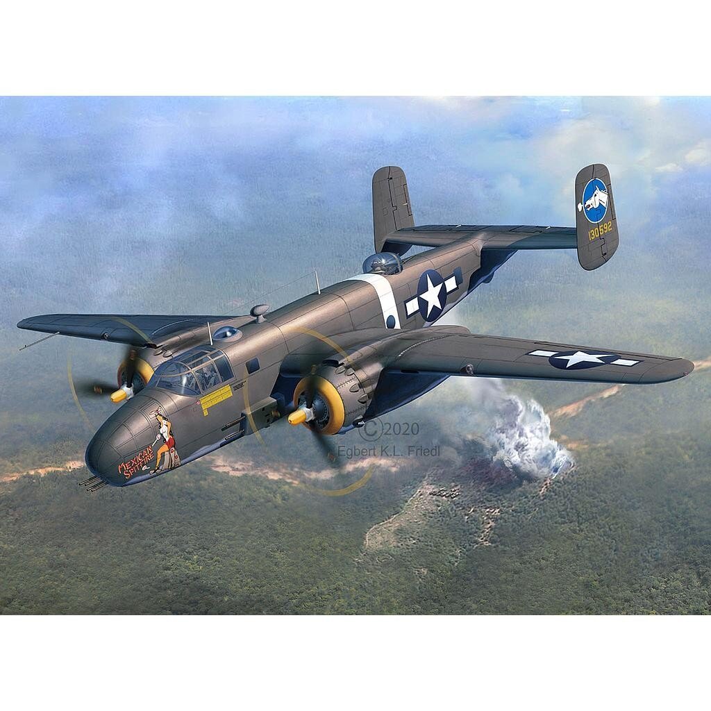 Liimitav mudel B-25C/D Mitchell Revell, 1:48, 230tk цена и информация | Klotsid ja konstruktorid | kaup24.ee