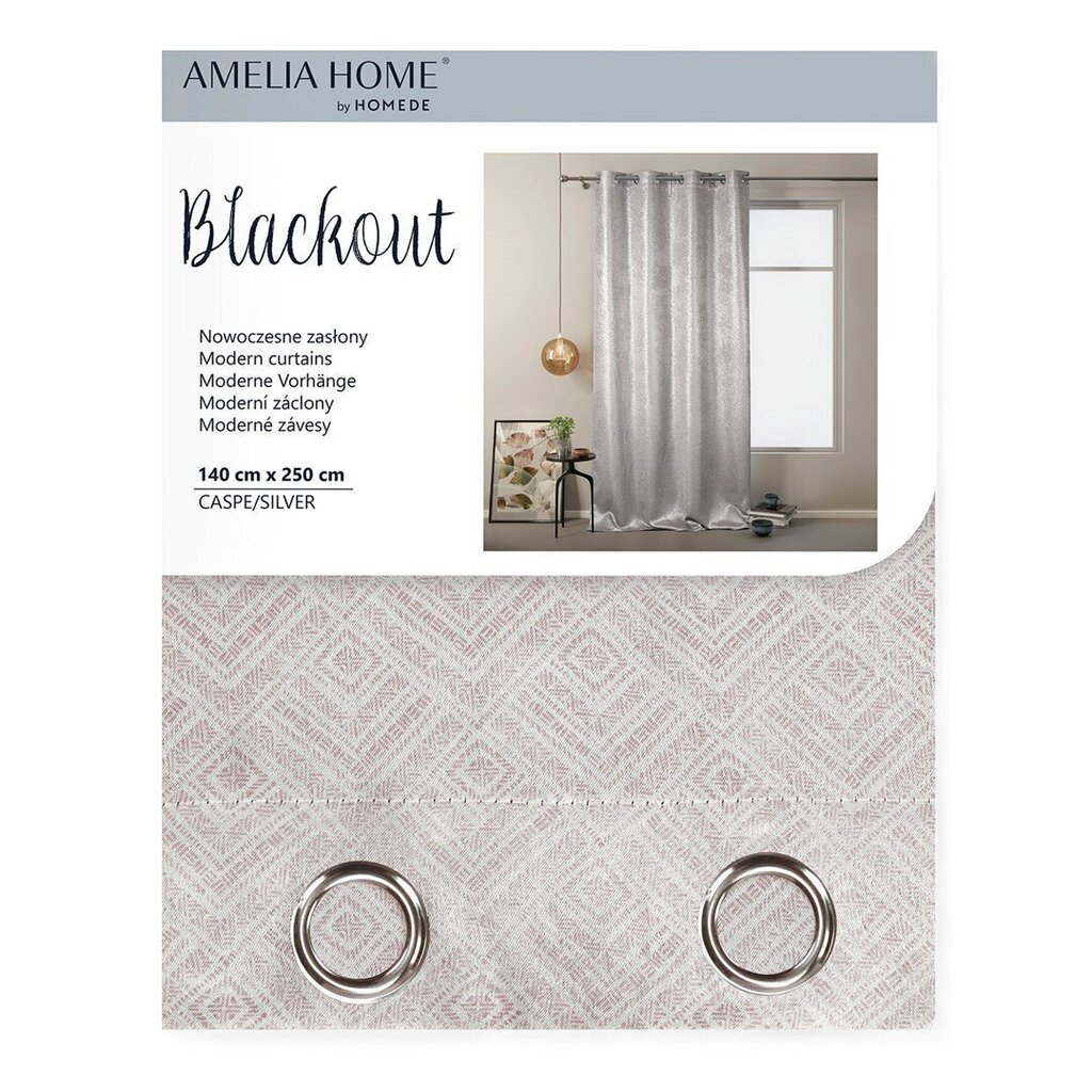 AmeliaHome pimendav kardin Blackout hind ja info | Kardinad | kaup24.ee