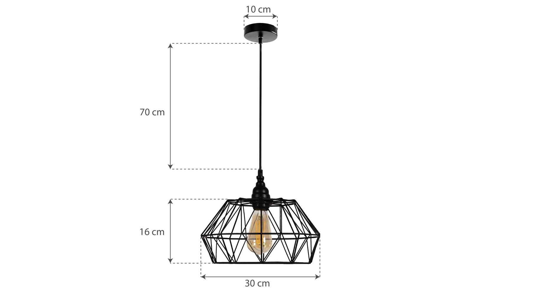 Rippvalgusti Loft Basket цена и информация | Rippvalgustid | kaup24.ee