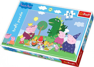 TREFL MAXI Pusle 24 Peppa Pig hind ja info | Pusled | kaup24.ee