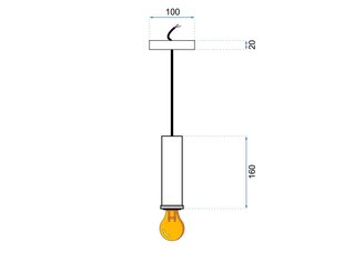 Rippvalgusti Osti A, Gold hind ja info | Rippvalgustid | kaup24.ee