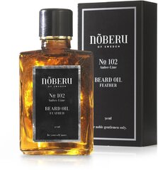 Легкое масло для бороды No 102 Beard Oil Feather Amber-Lime, 30 мл цена и информация | Средства для бритья | kaup24.ee