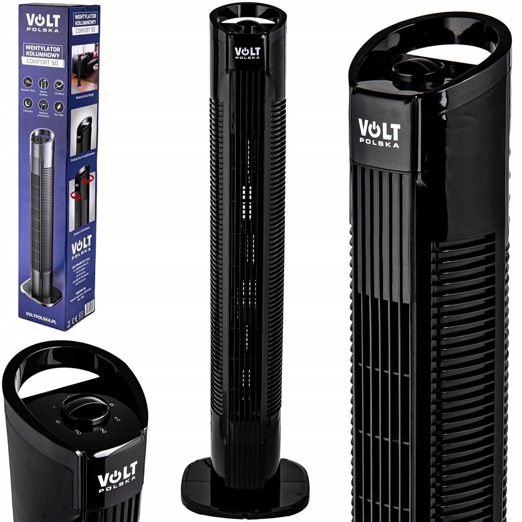 Torni ventilaator Volt comfort 50W цена и информация | Ventilaatorid | kaup24.ee