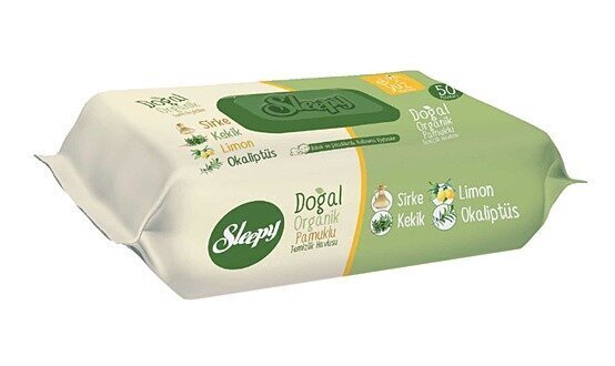 Niisked salvrätikud Sleepy Organic-50 hind ja info | Niisked salvrätikud | kaup24.ee