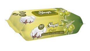 Niisked salvrätikud Sleepy Olive-90 цена и информация | Влажные салфетки | kaup24.ee