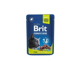 Brit Premium Lamb märgtoit steriliseeritud kassidele 100g цена и информация | Кошачьи консервы | kaup24.ee