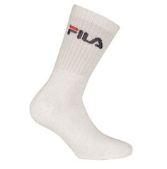 Высокие носки FILA F9505, белые, 3 пары цена и информация | Женские носки из ангорской шерсти | kaup24.ee