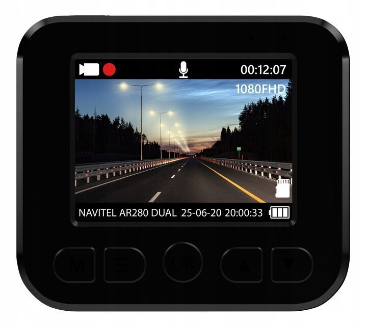 Videosalvesti Navitel AR280 Dual, Must цена и информация | Pardakaamerad ja videosalvestid | kaup24.ee