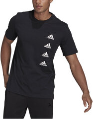 Футболка Adidas M Favs Q2 T Black GK9417/M цена и информация | Meeste T-särgid | kaup24.ee