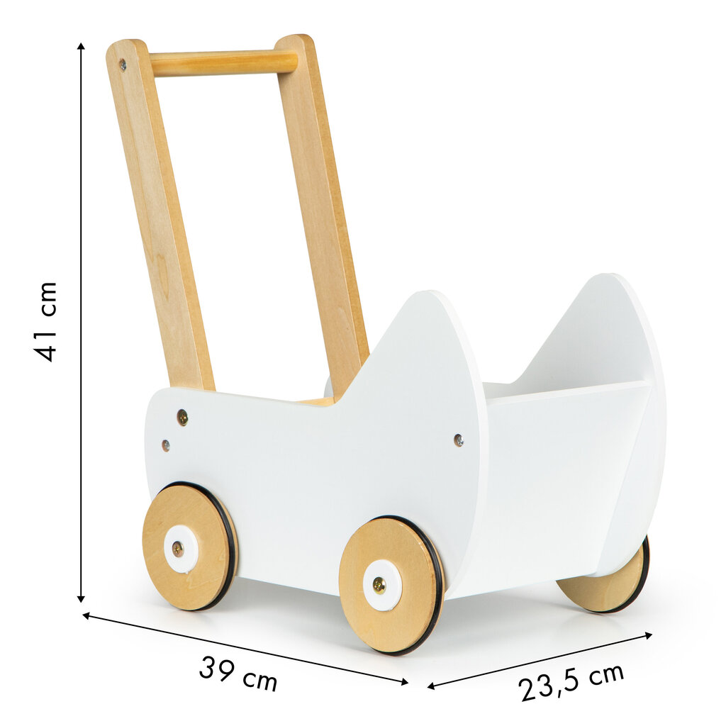 Puidust nukukäru / jalutaja ECOTOYS hind ja info | Imikute mänguasjad | kaup24.ee