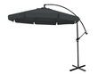 Kokkupandav suur hall vihmavari, 350 cm hind ja info | Päikesevarjud, markiisid ja alused | kaup24.ee