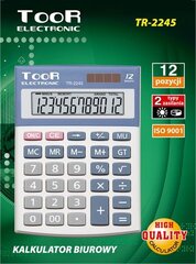 Калькулятор TOOR 2245, 12 разрядов цена и информация | Канцелярские товары | kaup24.ee