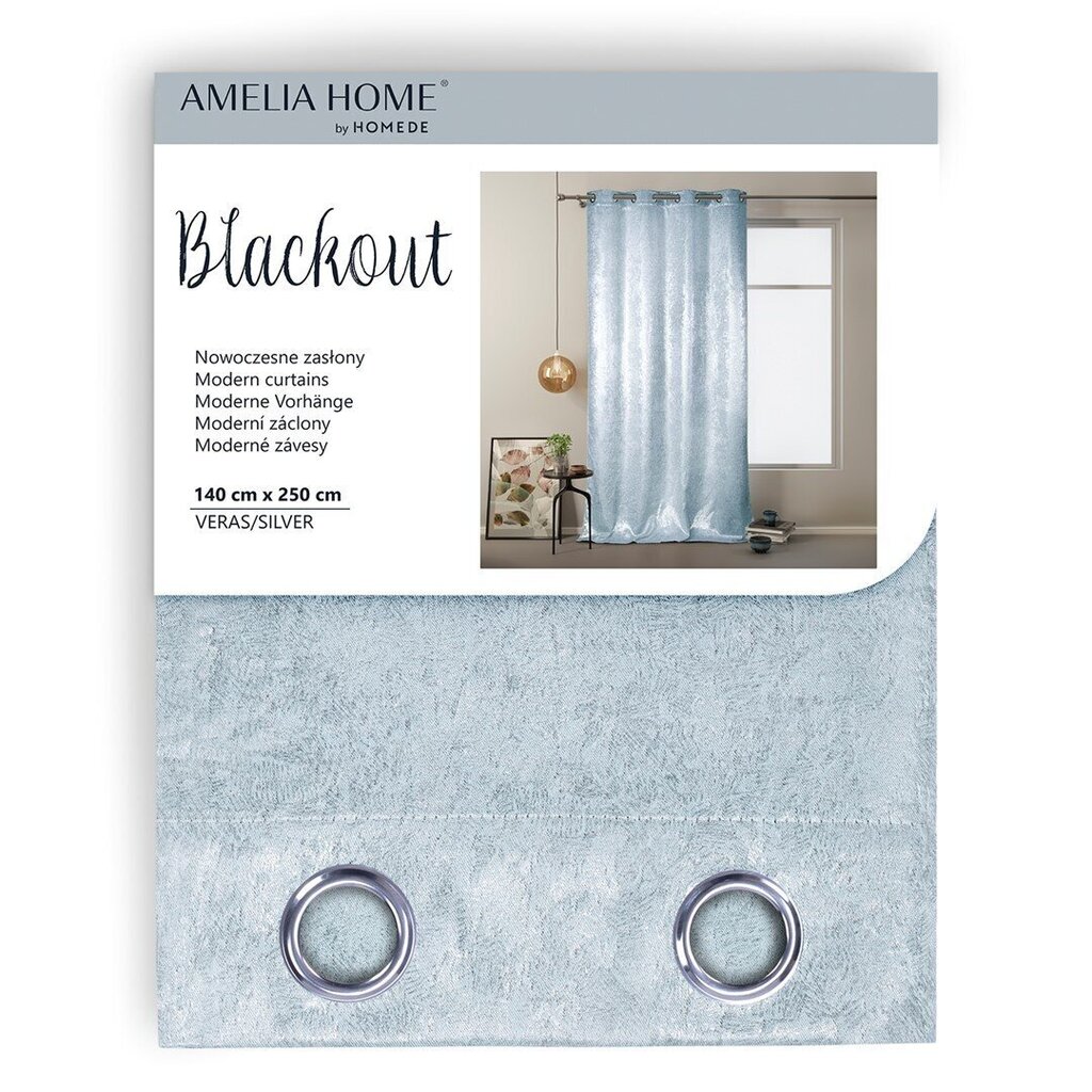 AmeliaHome pimendav kardin Blackout hind ja info | Kardinad | kaup24.ee