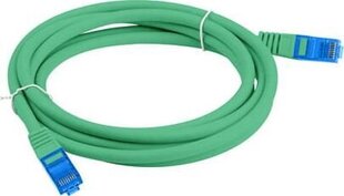 Võrgukaabel Lanberg Patchcord S/FTP CAT.6A 0,5 m, roheline LSZH hind ja info | Kaablid ja juhtmed | kaup24.ee