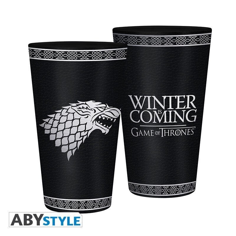 Game of Thrones Stark Large Glass, 500ml hind ja info | Fännitooted mänguritele | kaup24.ee