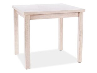 Стол Signal Meble Adam 90x65 см, дуб цена и информация | Кухонные и обеденные столы | kaup24.ee