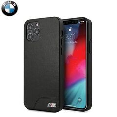 Originaalümbris / Case Apple iPhone 12 Pro Max BMW M Collection jaoks, 100% ehtne nahk, must hind ja info | Telefoni kaaned, ümbrised | kaup24.ee