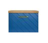 Vannitoakapp Besco Floo 80 koos Oak tööpinnaga, sinine/kuldne hind ja info | Vannitoakapid | kaup24.ee