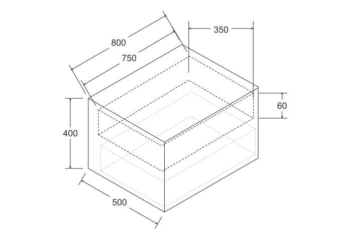 Vannitoakapp Besco Floo 80 koos Oak tööpinnaga, roheline/kuldne цена и информация | Vannitoakapid | kaup24.ee