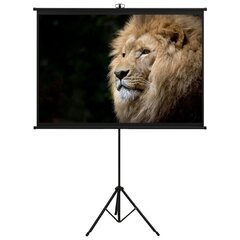 vidaXL projektori ekraan statiiviga, 57" 1:1 hind ja info | Projektori ekraanid | kaup24.ee