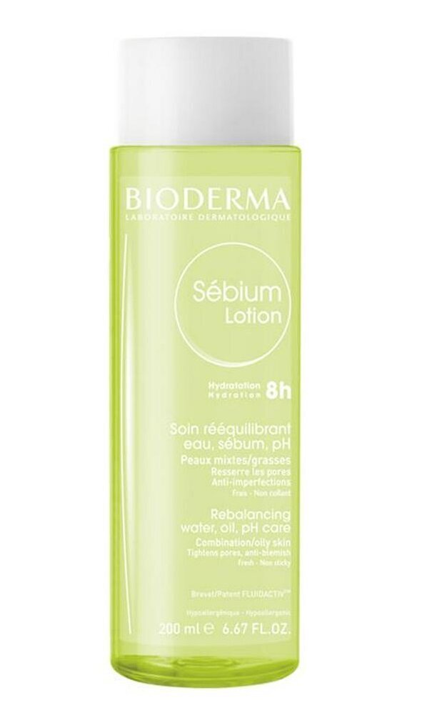 Rasu reguleeriv näopiim-toonik Bioderma 200 ml hind ja info | Näopuhastusvahendid | kaup24.ee