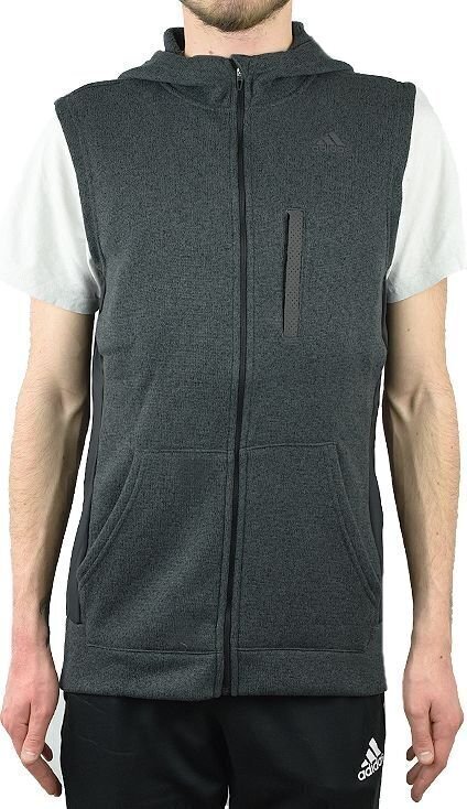 Meeste vest Adidas Ultra Fleece Vest M AP8166, hall hind ja info | Meeste vestid | kaup24.ee