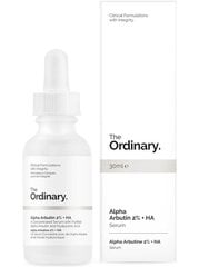 Näoseerum The Ordinary Alpha Arbutin 2% + HA 30 ml hind ja info | Näoõlid, seerumid | kaup24.ee