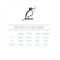 Me-Seduce Loretta pesukomplekt - must - L / XL цена и информация | Сексуальное женское белье | kaup24.ee