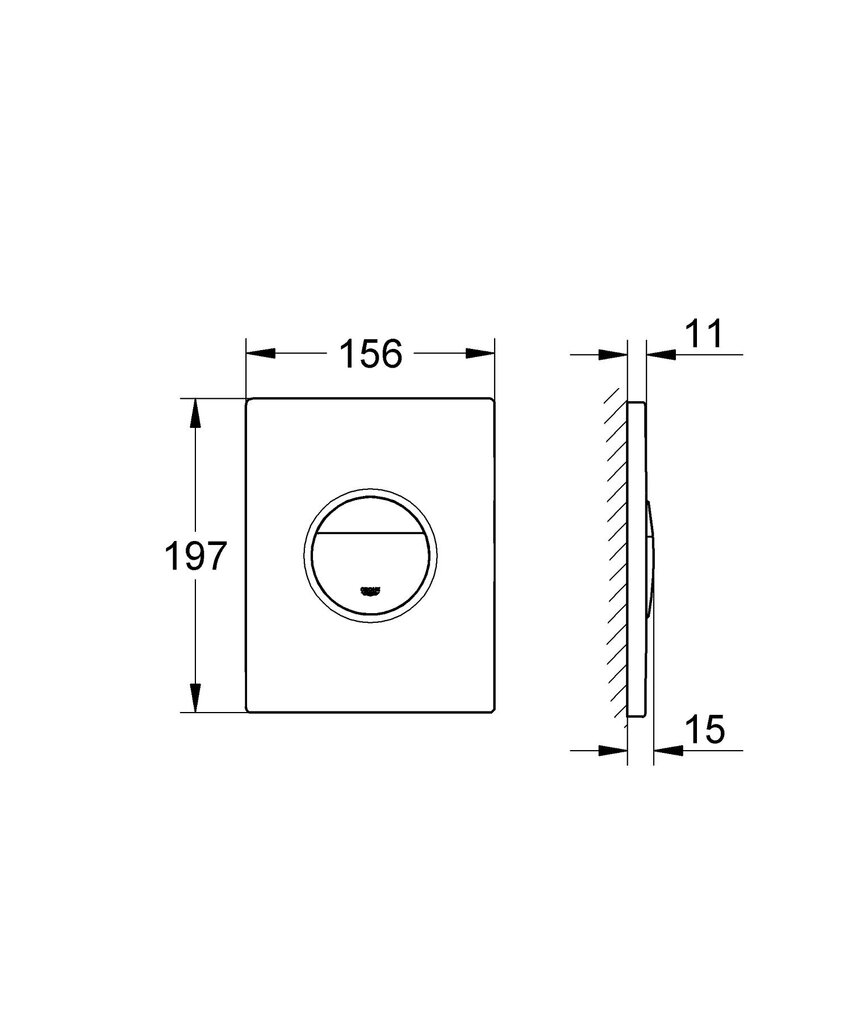 WC komplekti raam Grohe Rapid SL 4in1 nupuga Cosmo Nova, 38813001 hind ja info | WС-potid | kaup24.ee