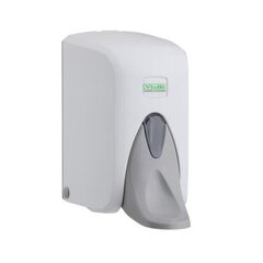 Дозатор для жидкого мыла VIALLI Medical S5M, белый, 0,5 л цена и информация | Аксессуары для ванной комнаты | kaup24.ee