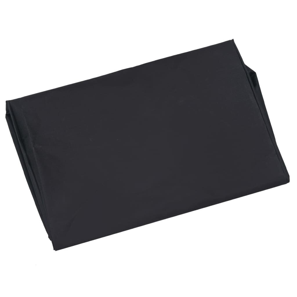 Aiakäru vooder vidaXL, 86 x 46 x 22 cm, kangas, must hind ja info | Aiakärud | kaup24.ee