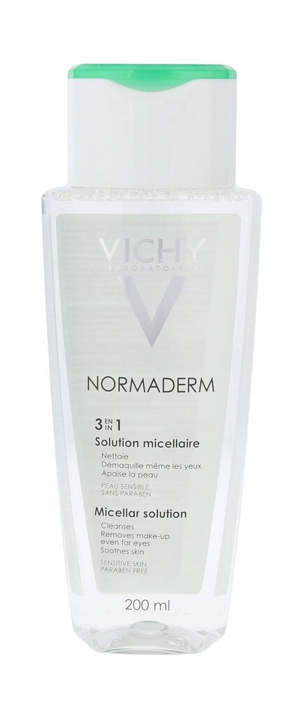 Mitsellaarvesi Vichy Normaderm 3in1 200 ml цена и информация | Näopuhastusvahendid | kaup24.ee