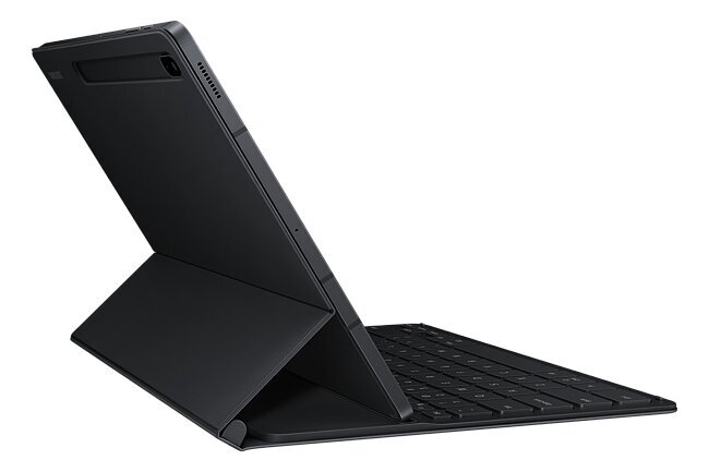 Ümbris SAMSUNG Galaxy Tab S7+ / S7 Lite klaviatuuriga, Must hind ja info | Tahvelarvuti lisatarvikud | kaup24.ee