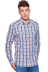 Рубашка мужская «Wrangler», синяя цена и информация | Мужские рубашки | kaup24.ee