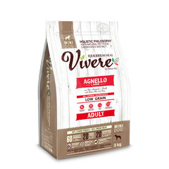 Корм Vivere Holistic для мелких пород, ягненок, 3 кг цена и информация | Сухой корм для собак | kaup24.ee
