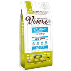 Корм Vivere Holsitic для собак средних пород, лосось, 12 кг цена и информация | Сухой корм для собак | kaup24.ee