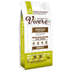 Корм Vivere Holistic для собак средних пород, буйвол, 12 кг цена и информация | Сухой корм для собак | kaup24.ee