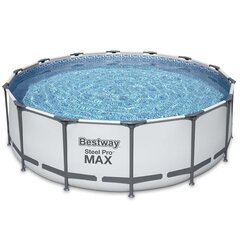 Raamibassein Bestway Steel Pro Max 457 cm x 122 cm 56438, filtriga цена и информация | Бассейны | kaup24.ee