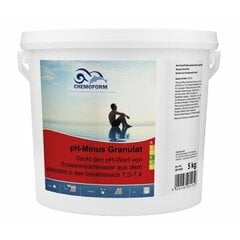 Понижающие pH гранулы Cemoform pH minus granulat 5kg цена и информация | Химия для бассейнов | kaup24.ee
