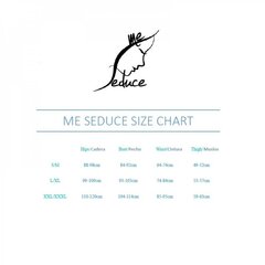 Me-Seduce Klara pesukomplekt - must - L / XL hind ja info | Naiste sekspesu | kaup24.ee