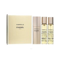 Komplekt Chanel Gabrielle naistele: EDP, 3x20 ml hind ja info | Naiste parfüümid | kaup24.ee