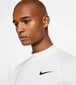 Meeste spordisärk Nike Pro Top LS Tight Mock M BV5592-100, valge цена и информация | Meeste spordiriided | kaup24.ee