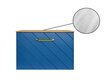 Vannitoakapp Besco Floo 60 koos Slim marble tööpinnaga, sinine/kuldne цена и информация | Vannitoakapid | kaup24.ee