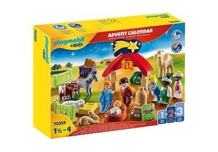 70259 PLAYMOBIL® 1.2.3 Адвент-календарь Рождество цена и информация | Игрушки для мальчиков | kaup24.ee